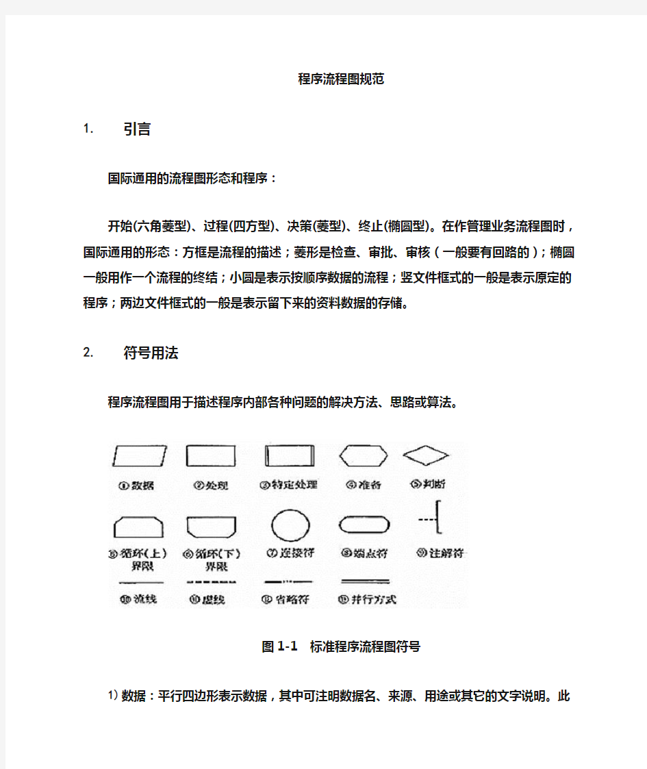 程序流程图编写规范_(终极整理版)