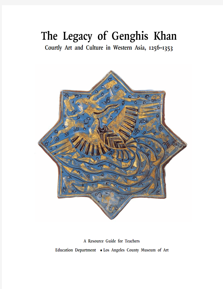 The Legacy of Genghis Khan