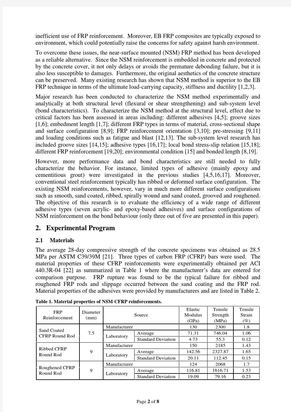 03_268_Lee, Yan-Gee Hui_BOND CHARACTERISTICS OF NSM REINFORCEMENT IN CONCRETE DUE TO ADHESIVE TYP