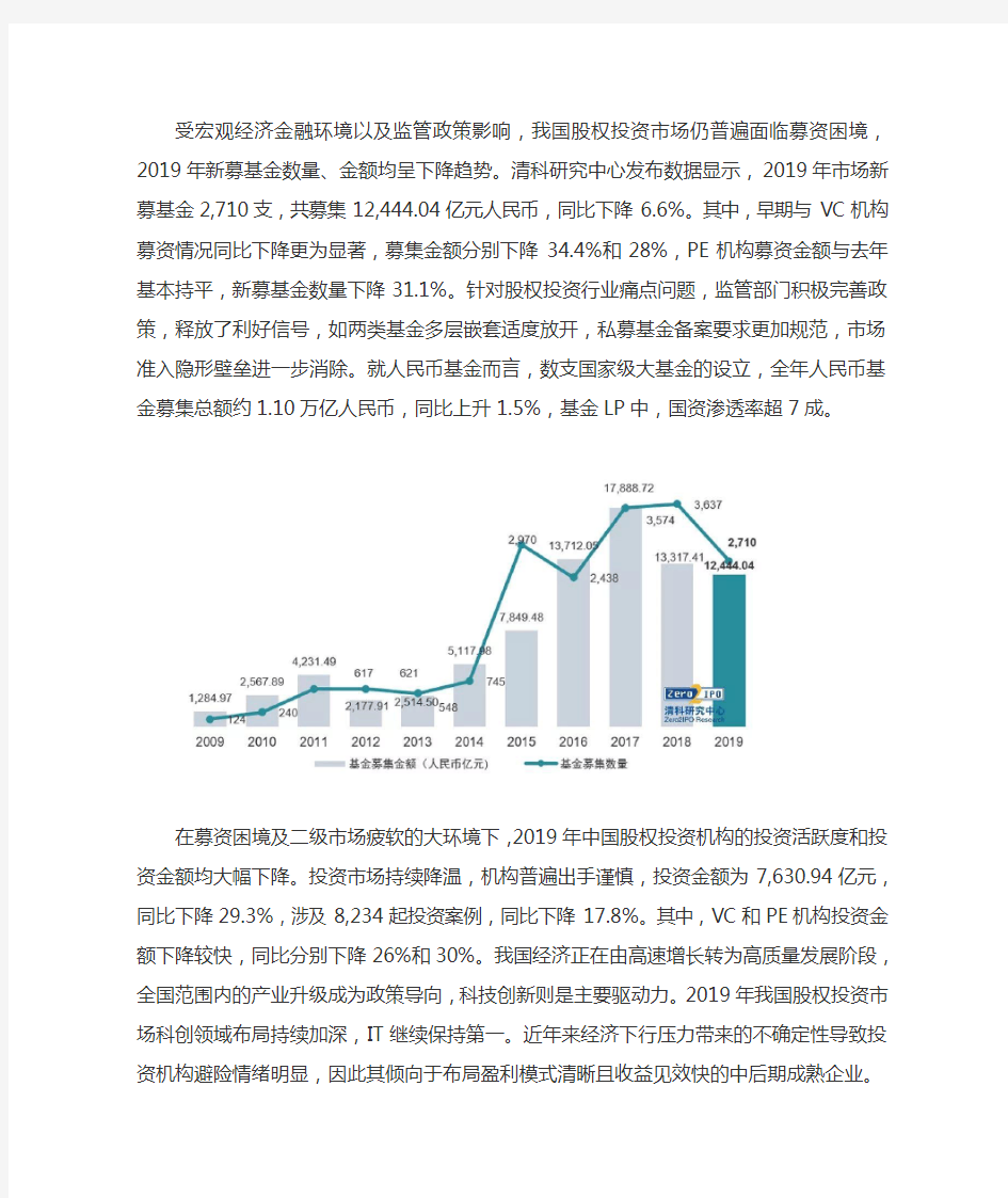 2020年中国股权投资市场十大趋势