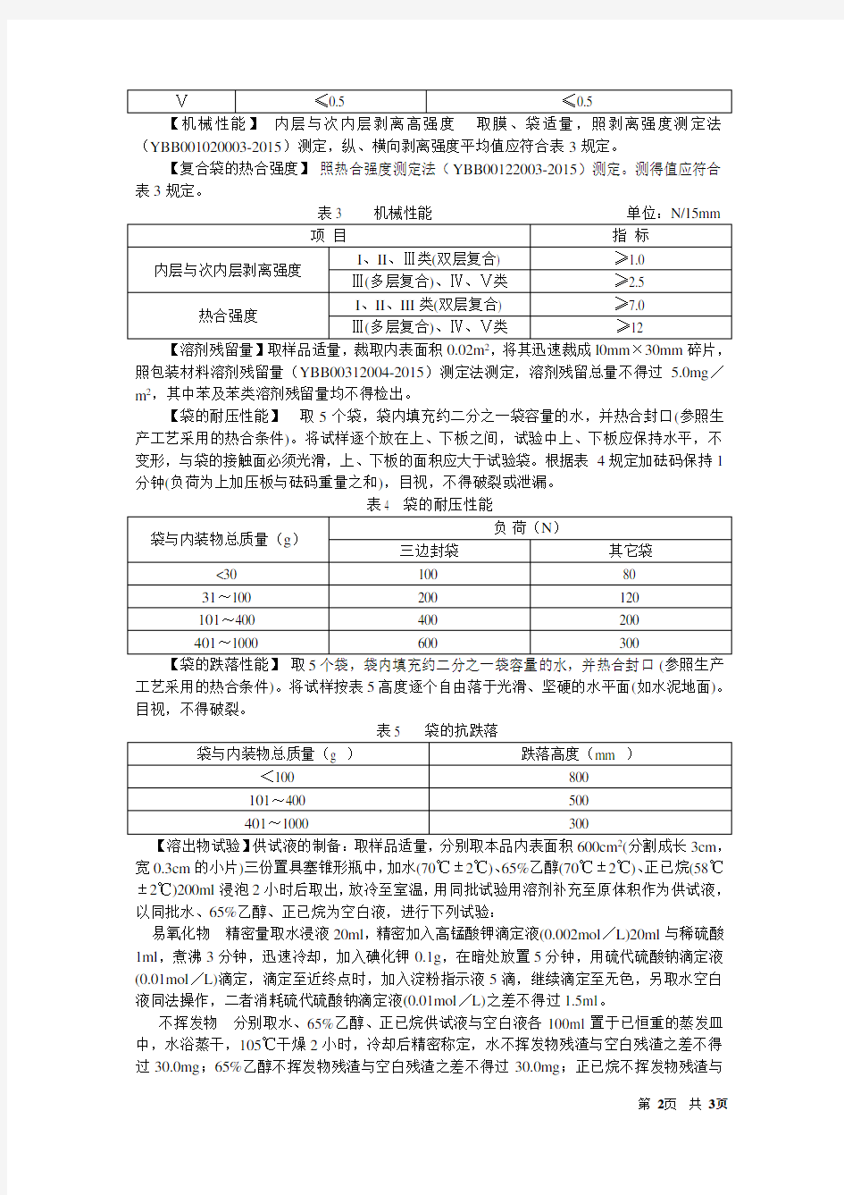 YBB00132002-2015 药用复合膜、袋通则(word版)