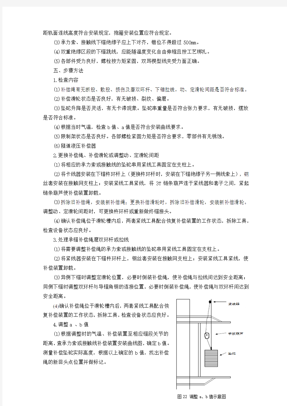 补偿装置检修作业标准