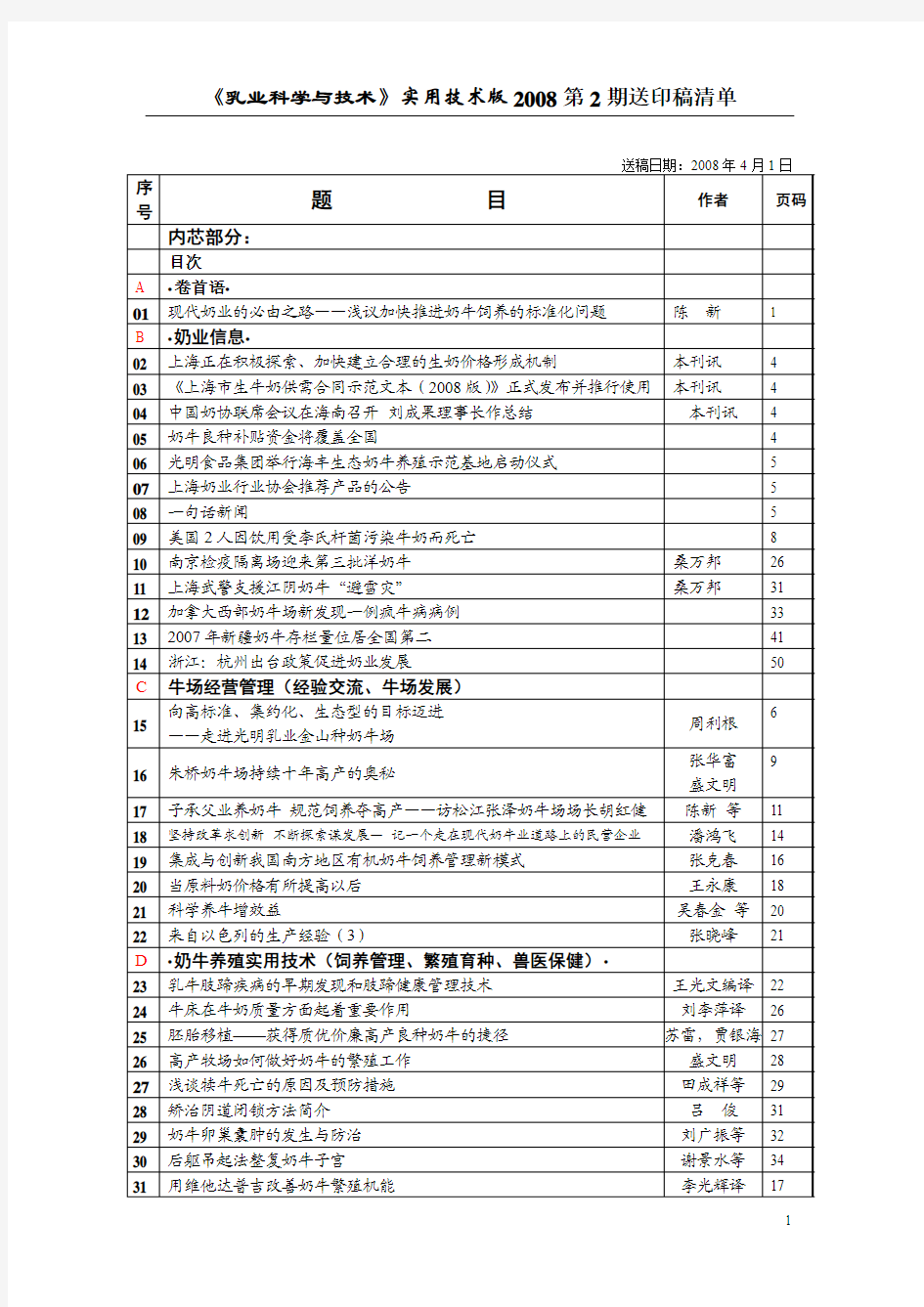 杂志撰稿及其编辑格式模板