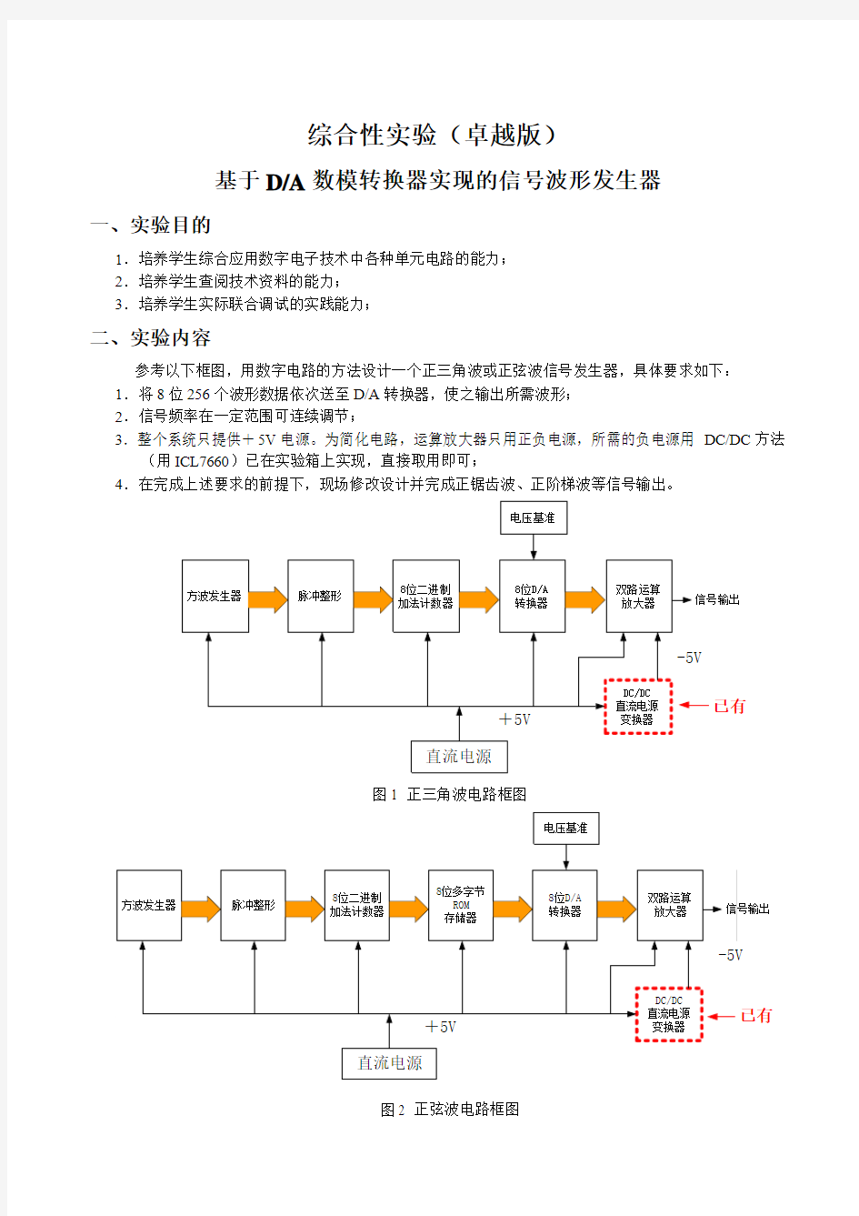 数字电子技术综合实验报告