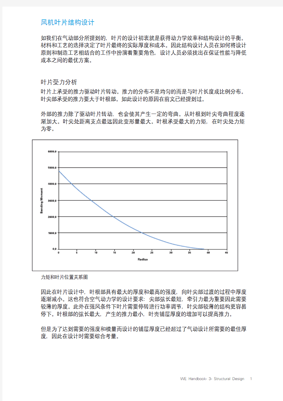 风电叶片结构设计