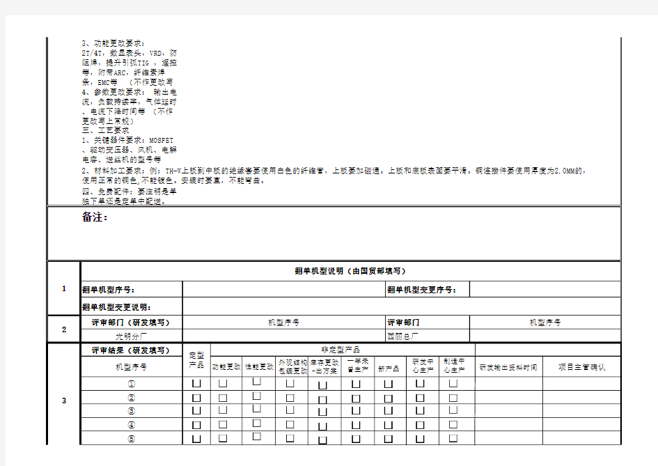 订单评审表最新格式2011.10.20