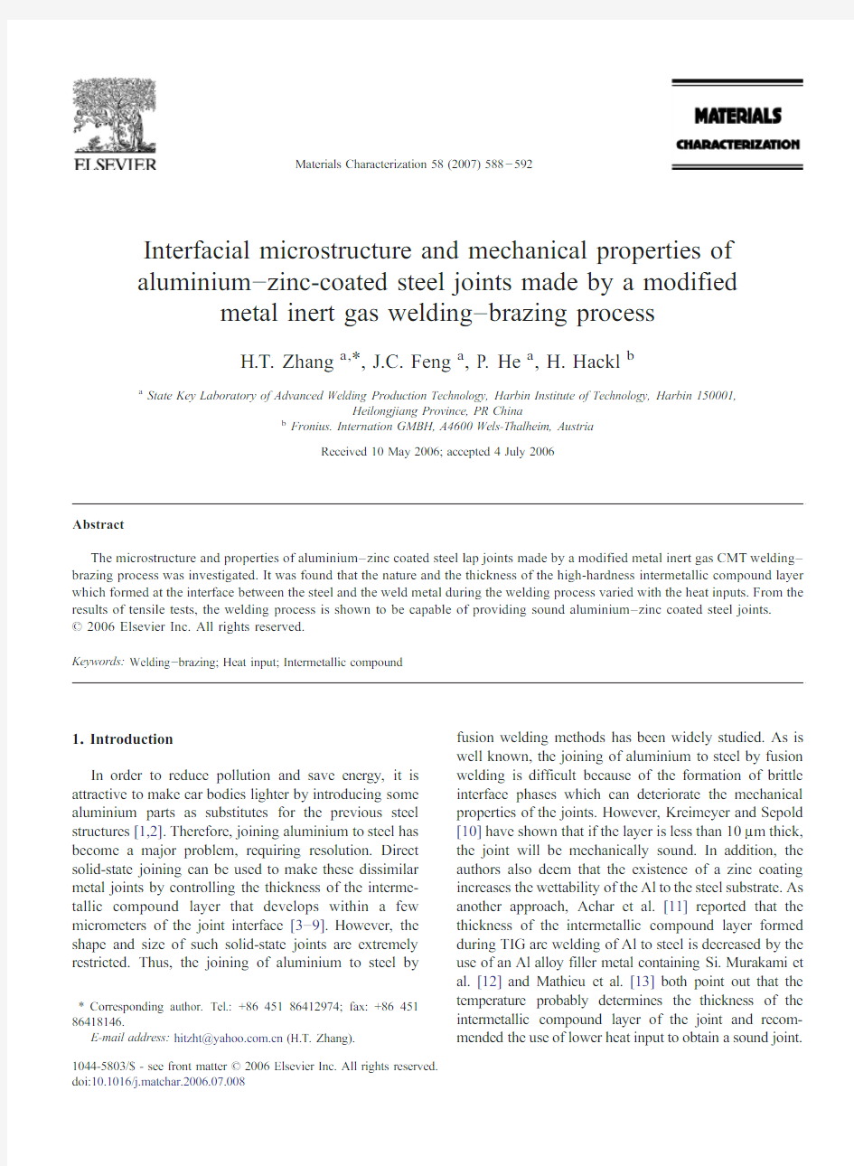 Interfacial microstructure and mechanical properties of