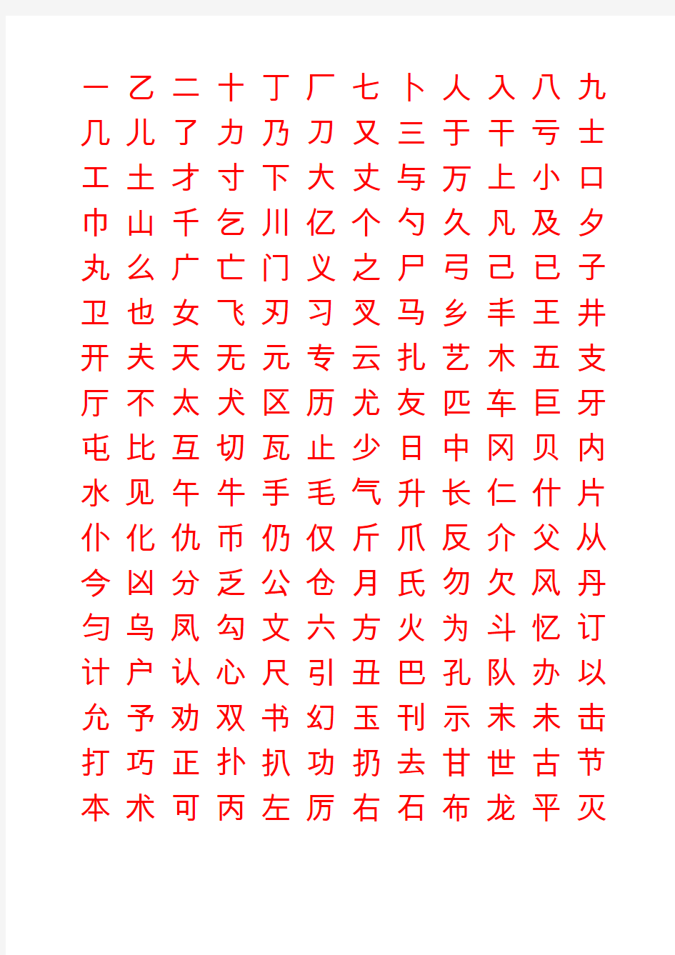 常用3500字经典行书字帖