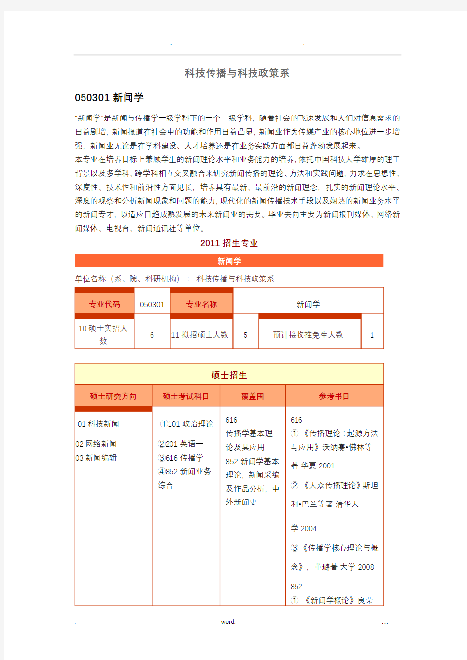 科技传播与科技政策系