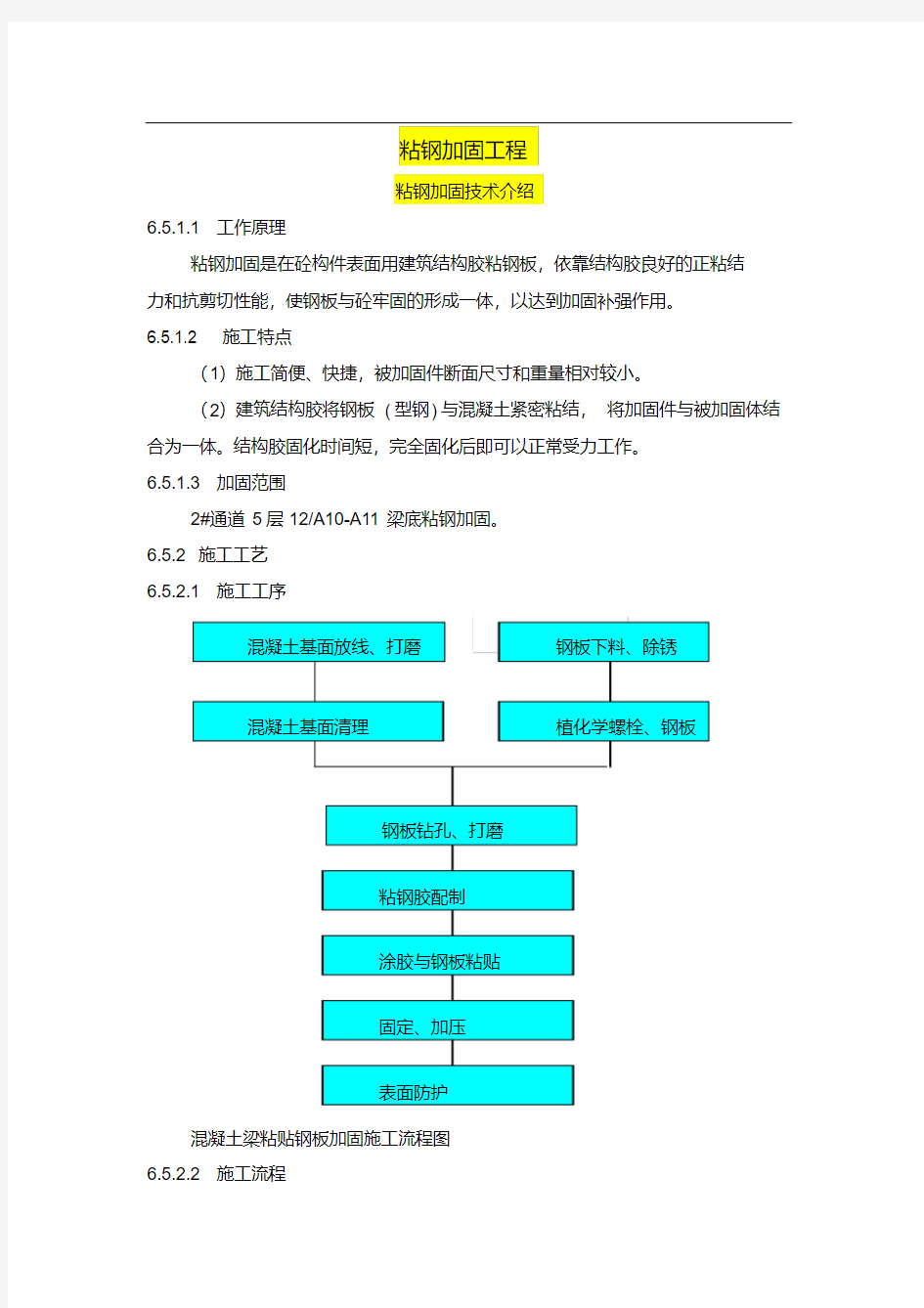 粘钢加固施工方案(20200509104551)