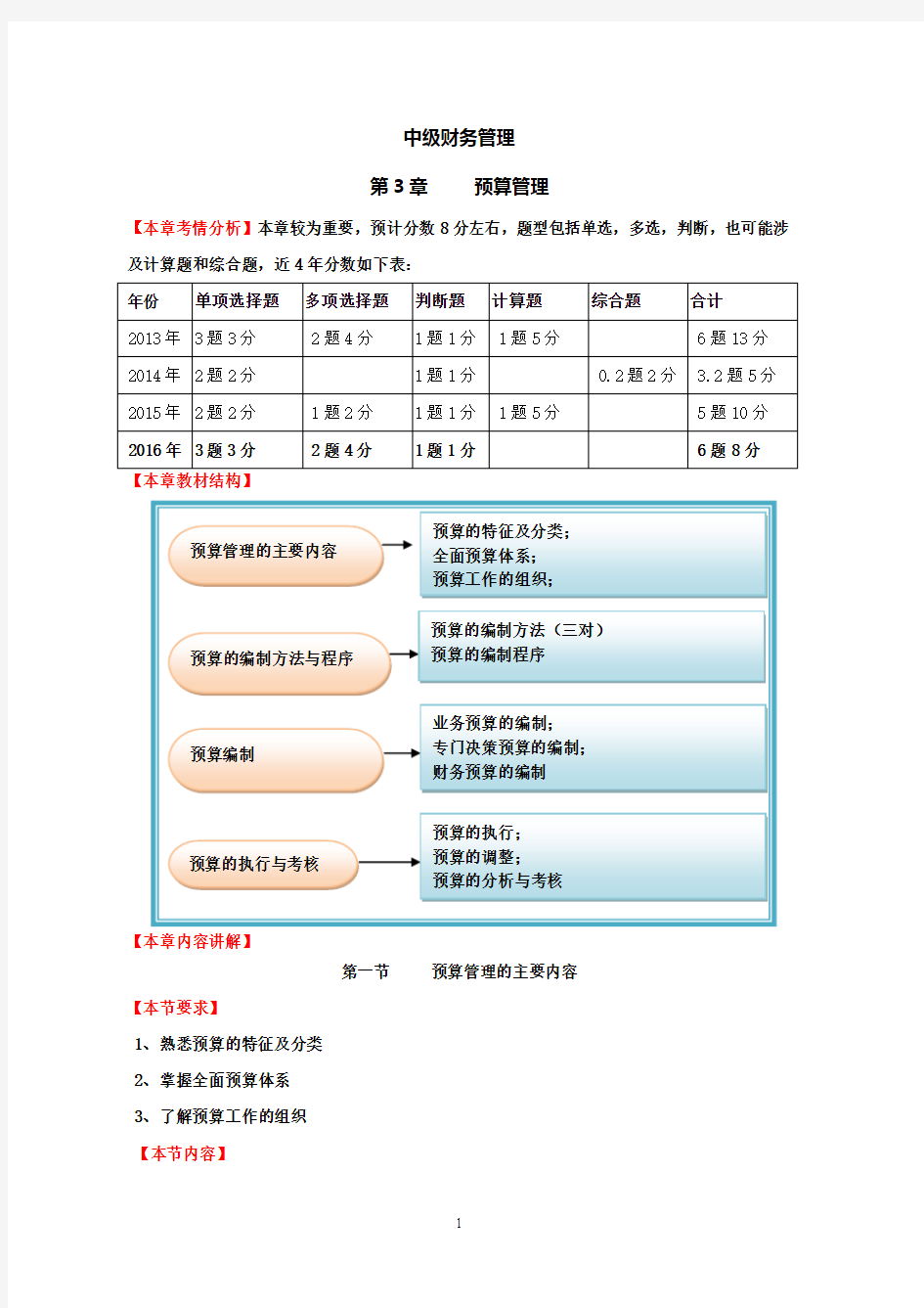 2017中级会计职称-中级财务管理(刘艳霞老师)-精讲班第三章第1讲