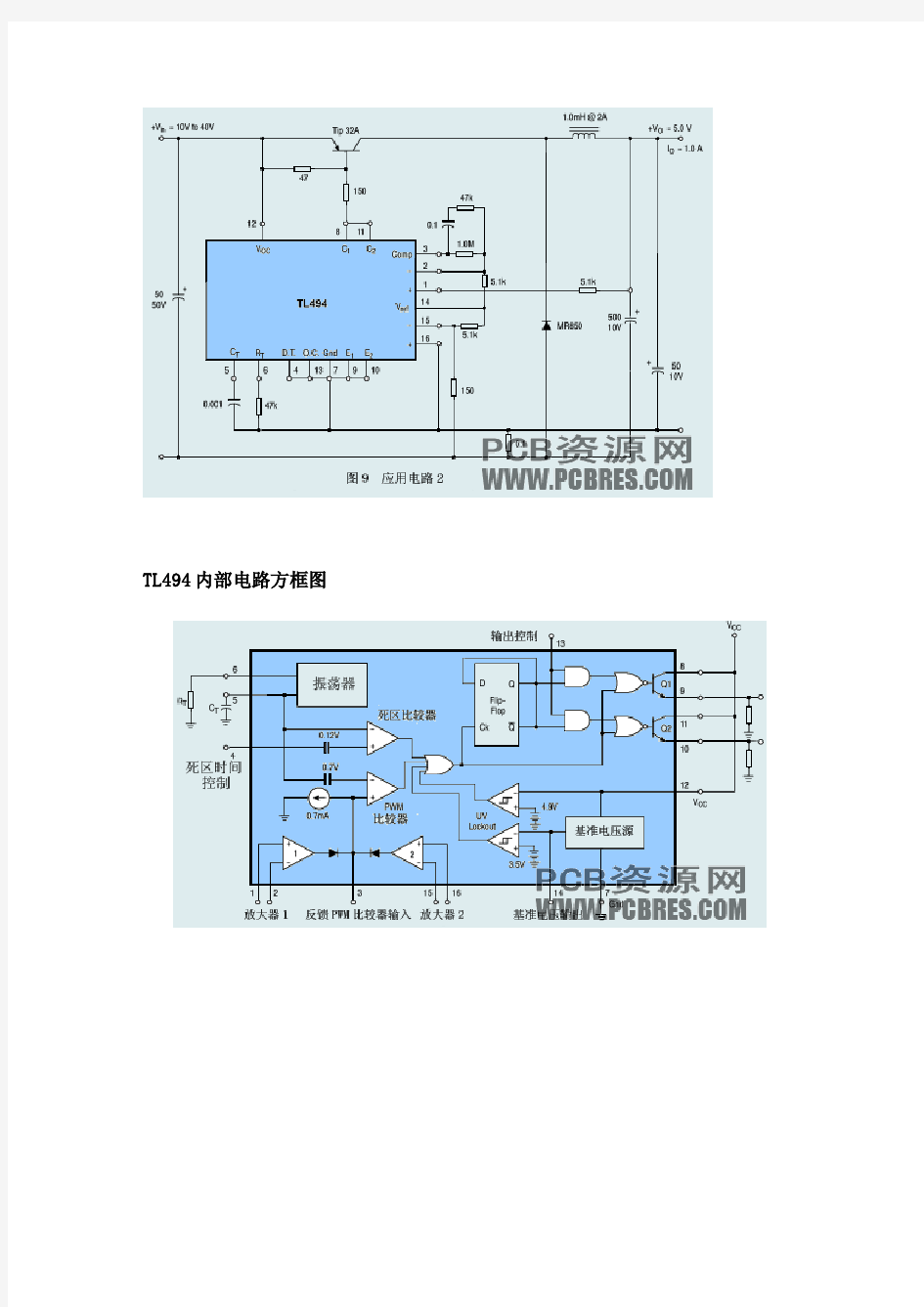 TL494中文资料及应用电路