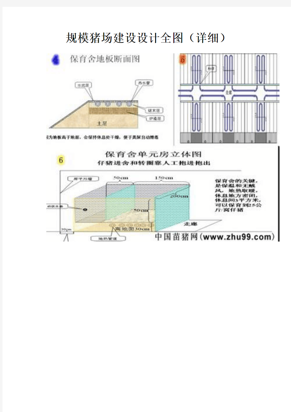 规模猪场建设设计全图