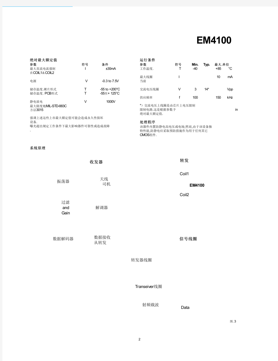 EM4100中文资料(EM Microelectronic)中文数据手册「EasyDatasheet - 矽搜」