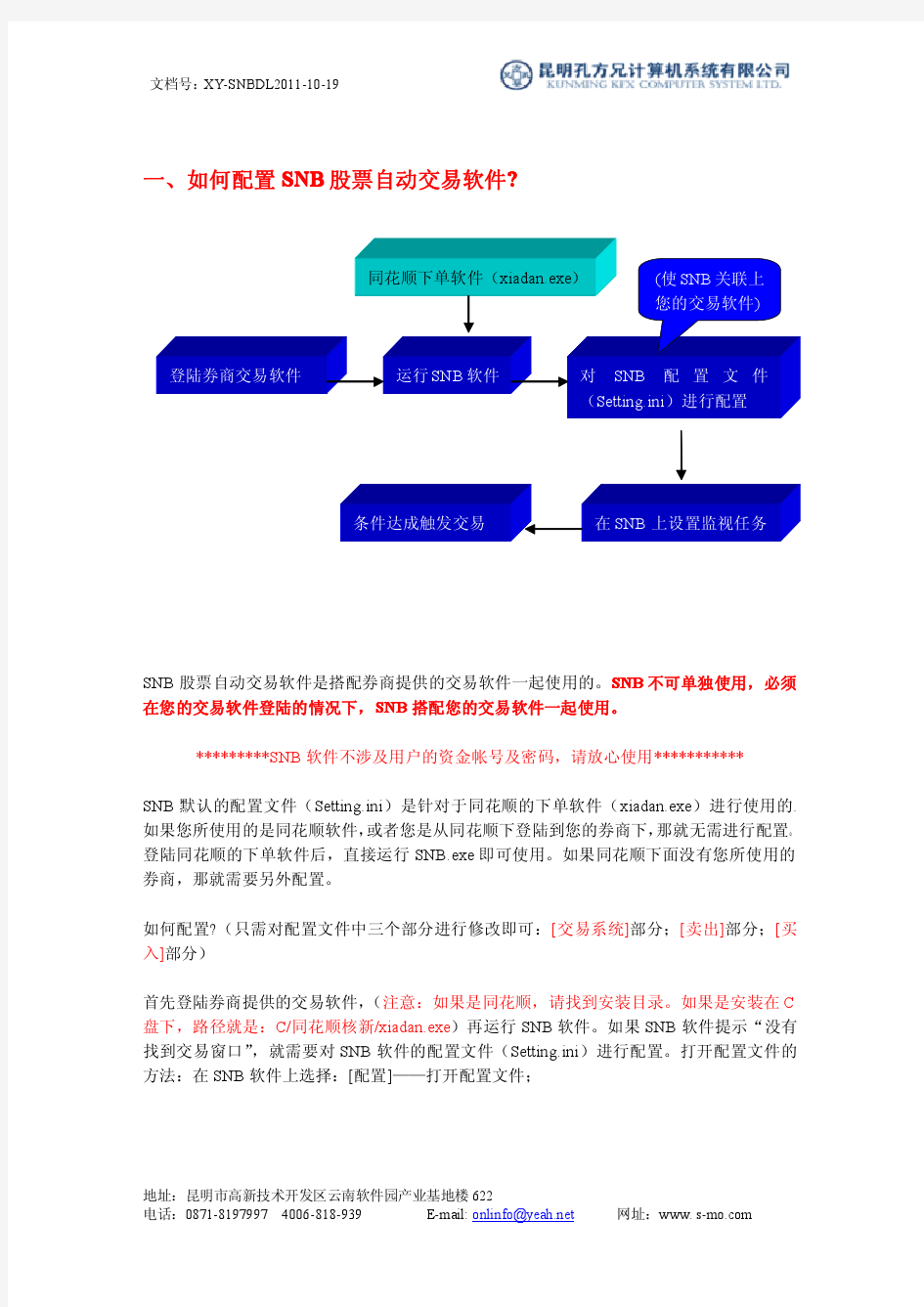 SNB股票自动交易伴侣快速入门(新手)