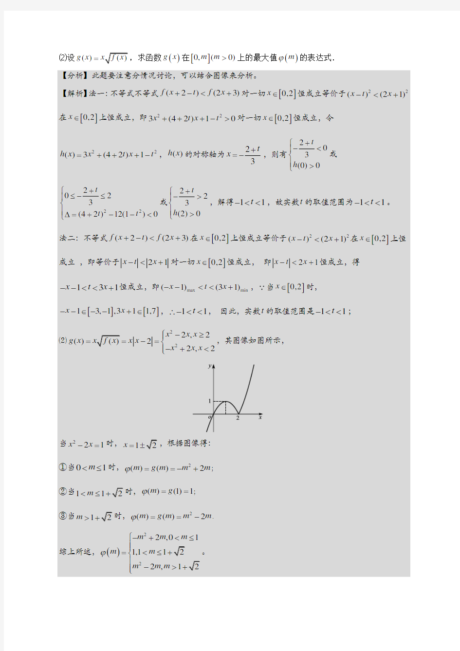 28分段函数解析式