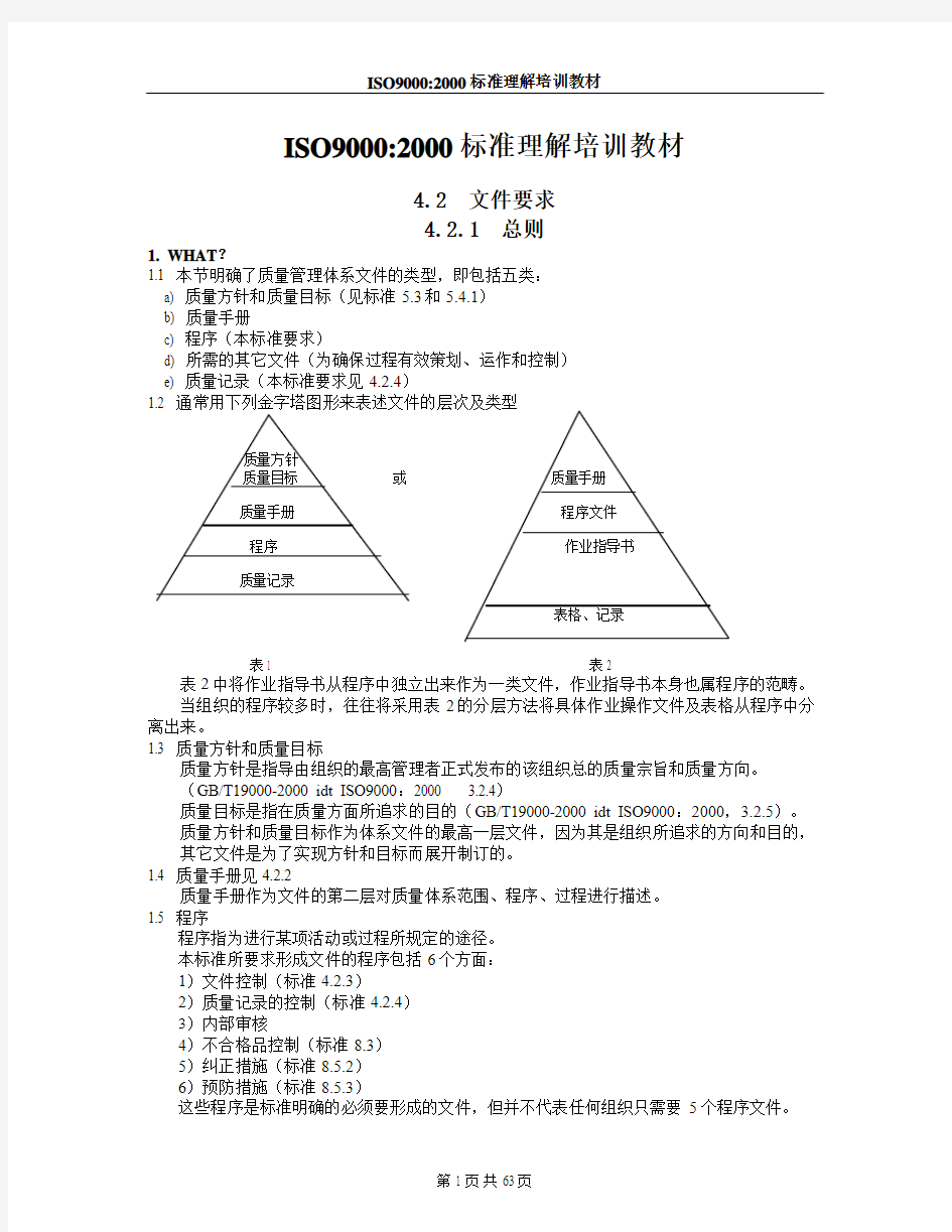 ISO9000培训教材