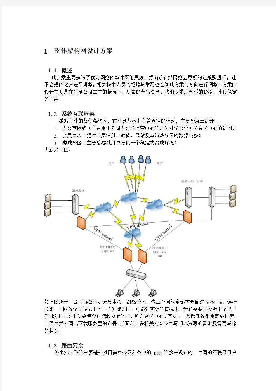 整体架构网设计方案(架构网)