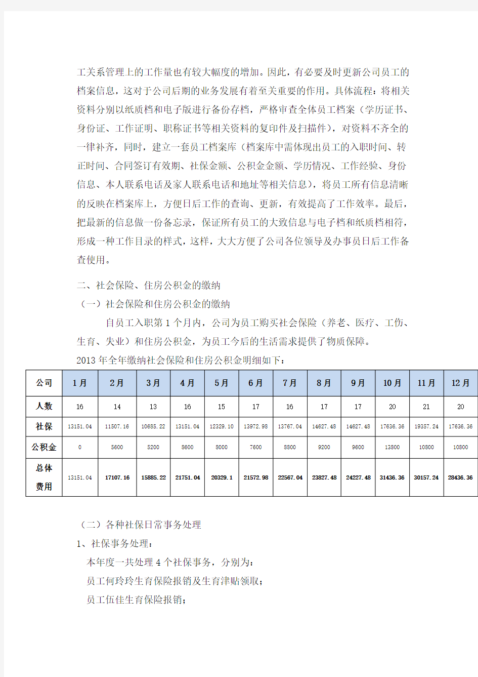 【劳动关系】劳动关系专员个人年终总结汇报样本