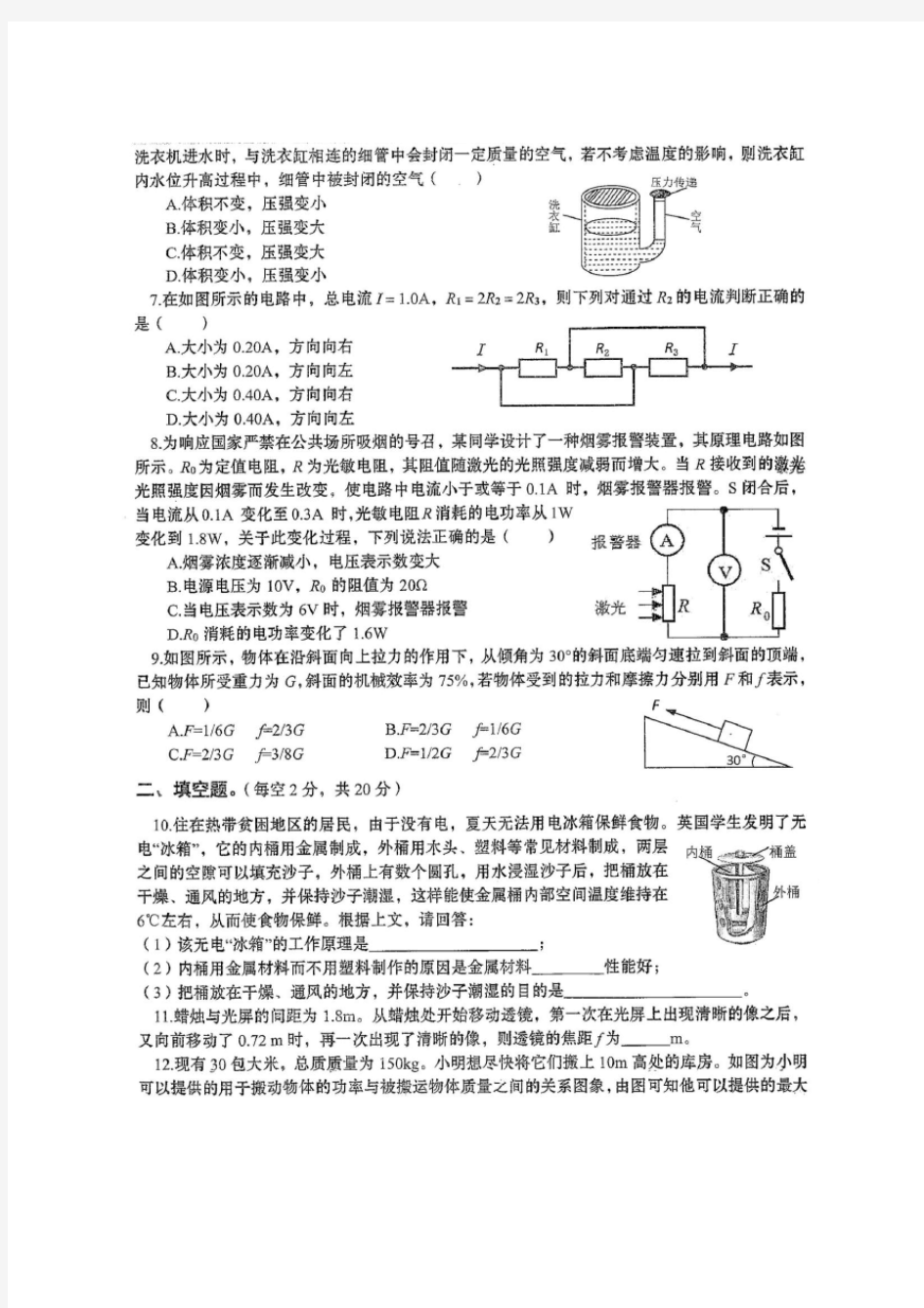 2019年全国重点高中初升高自主招生考试物理模拟试题(4套)(含答案解析)