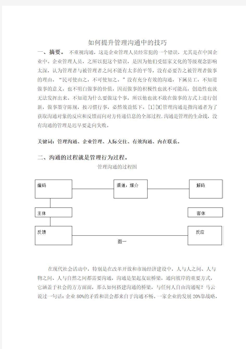 如何提升管理沟通中的技巧