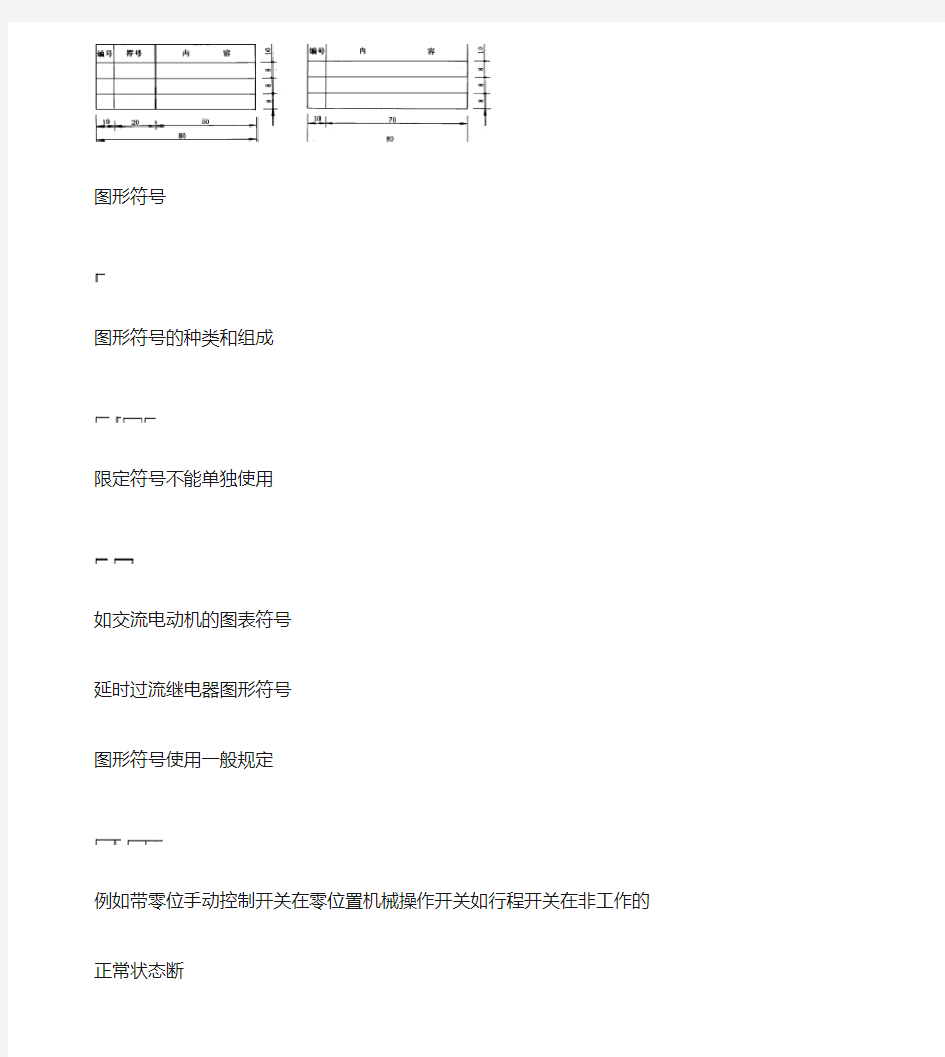 二次原理图和接线图大气符号大全