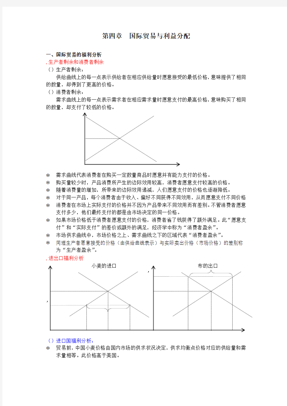 国际贸易与利益分配