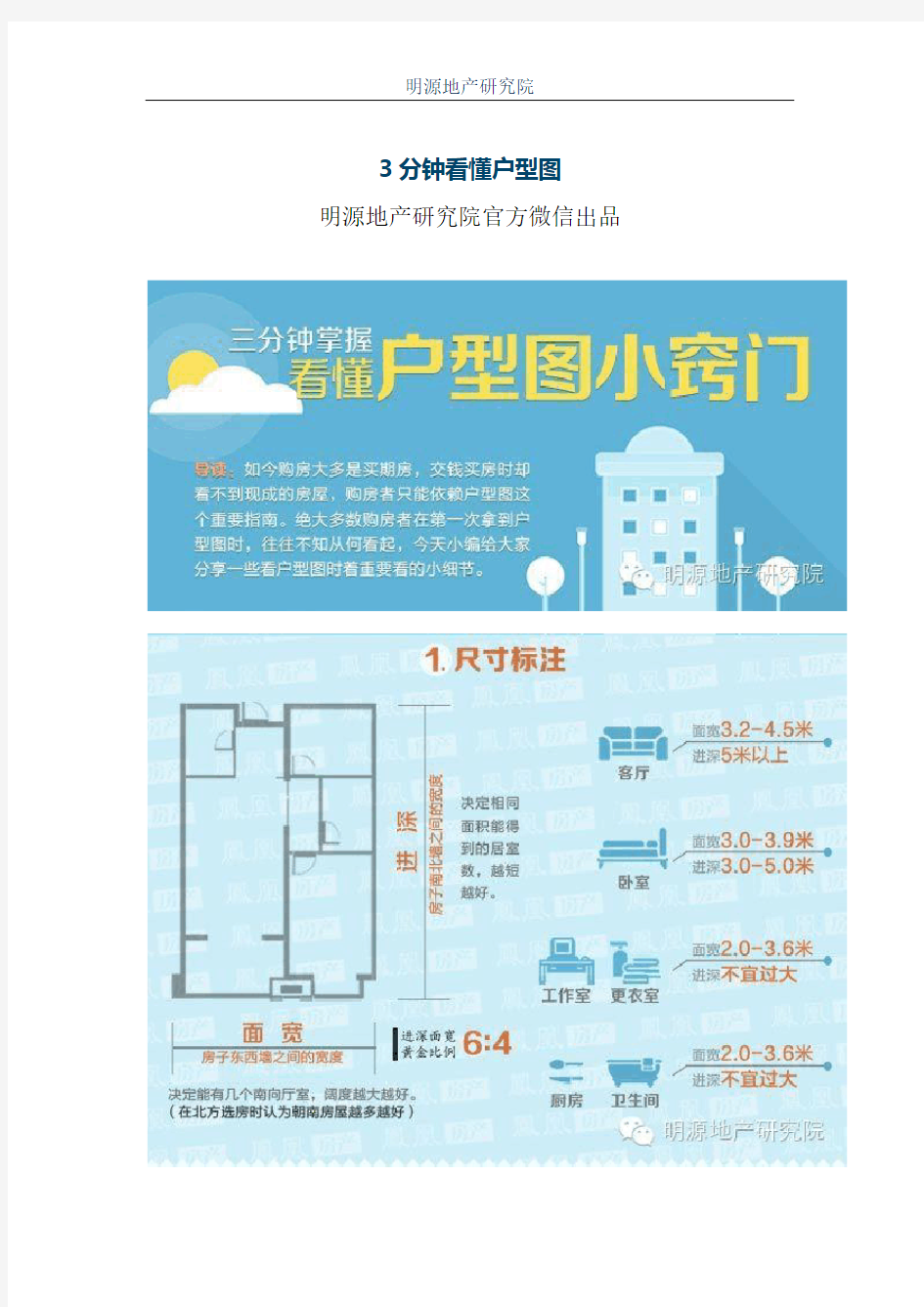 3分钟看懂户型图