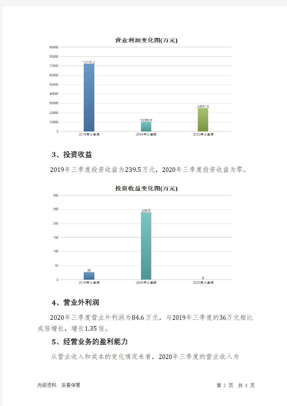 重庆钢铁2020年三季度经营成果报告