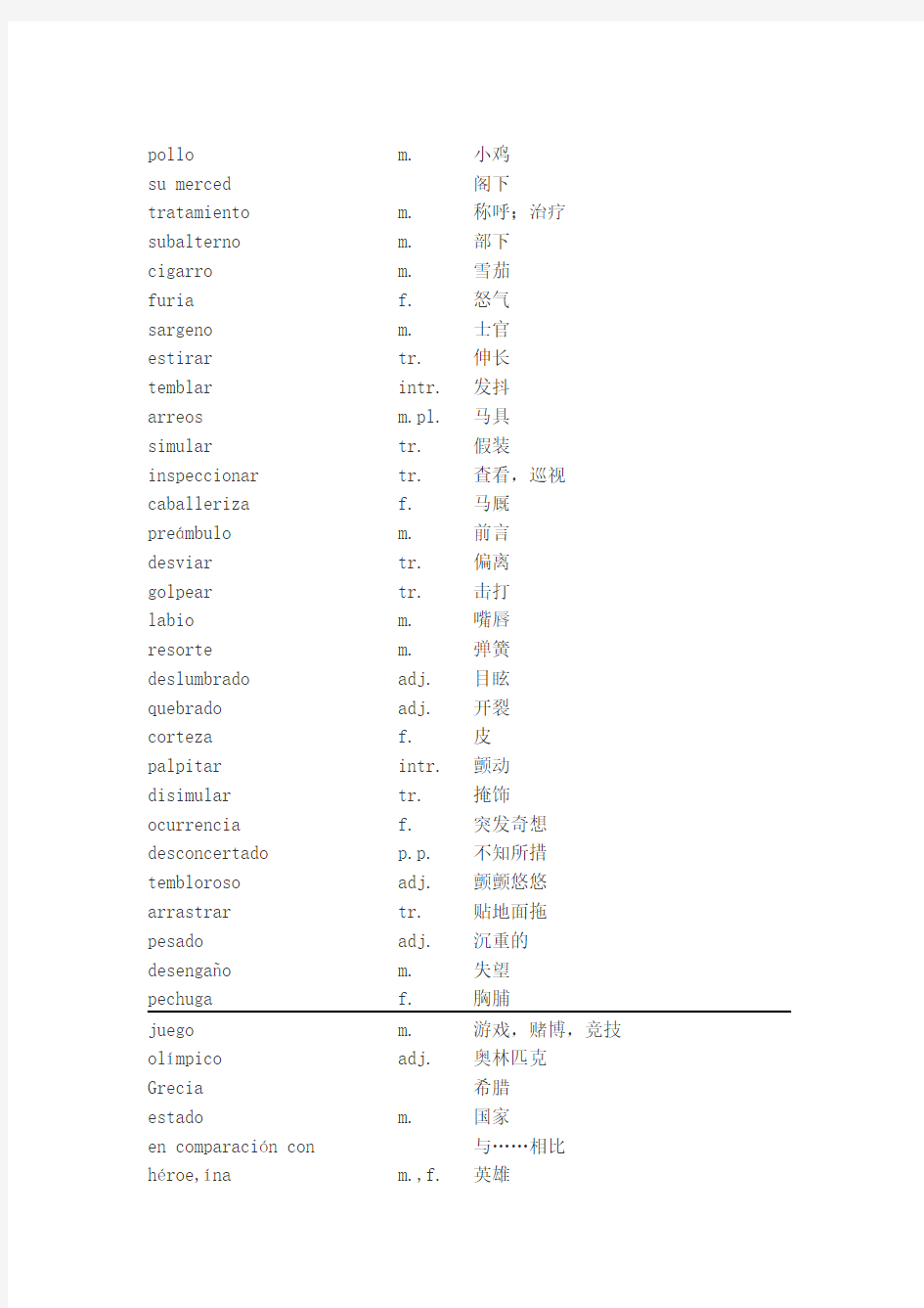 现代西班牙语1-4册单词表-(45)