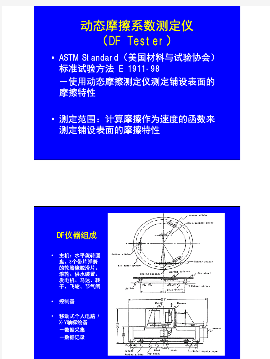 动态摩擦系数测定仪DFTester