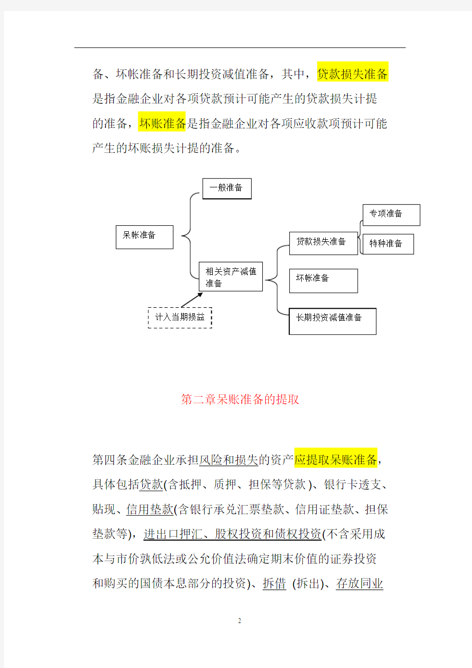 金融企业呆账准备提取管理办法(财金[2005]49号)档