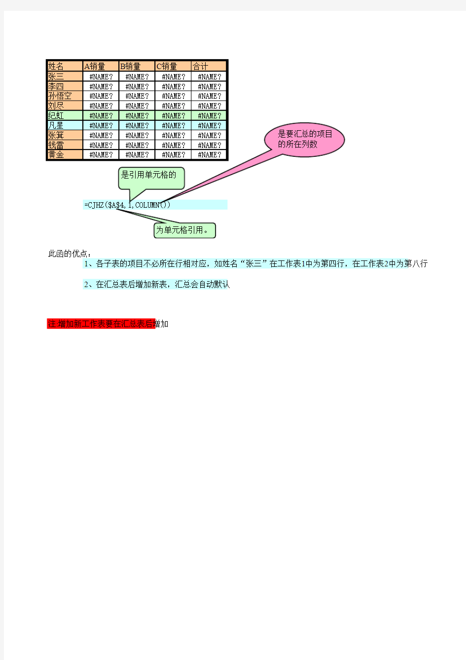 超级汇总