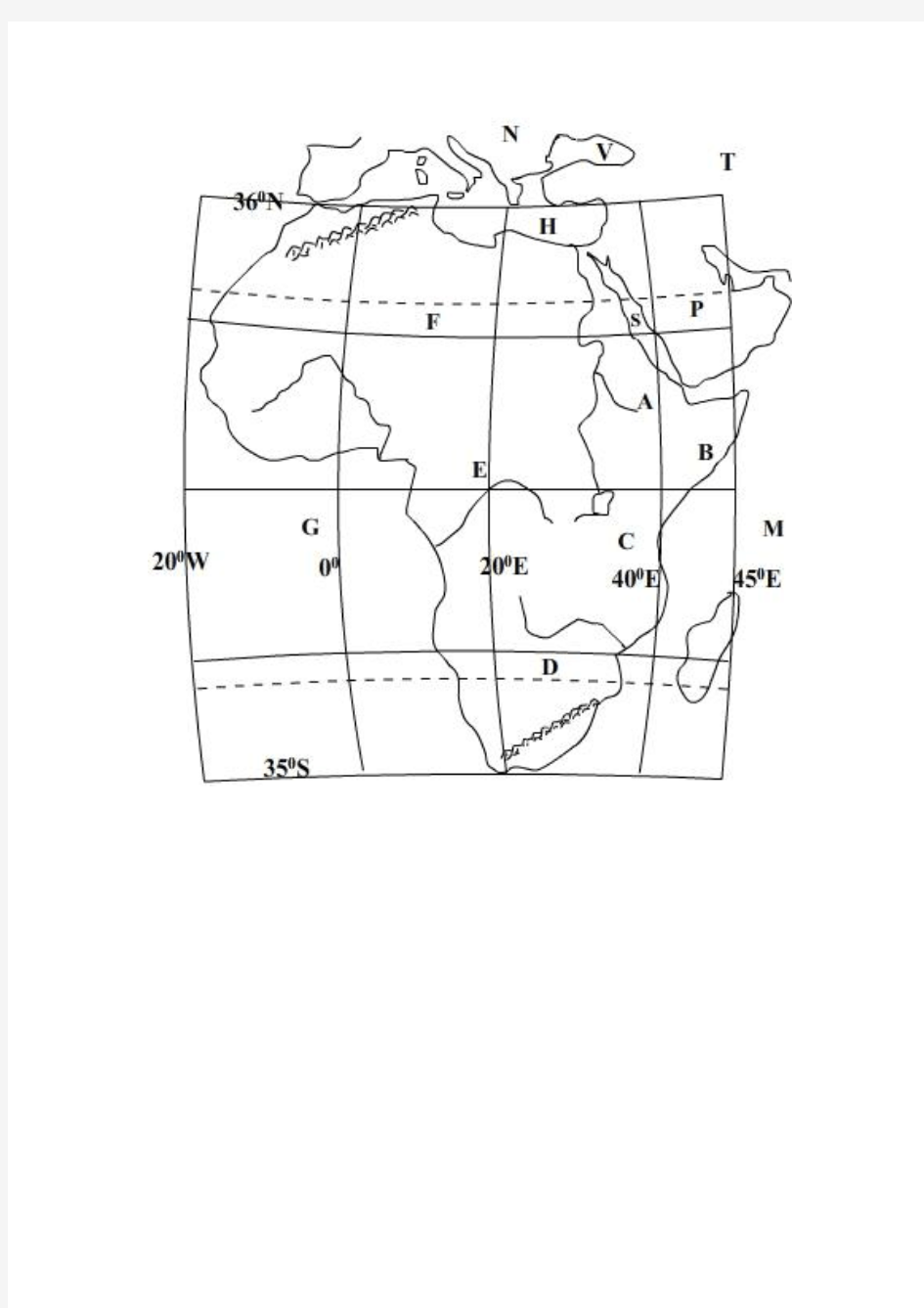 各个大洲的地图-简图-气候图-矢量图