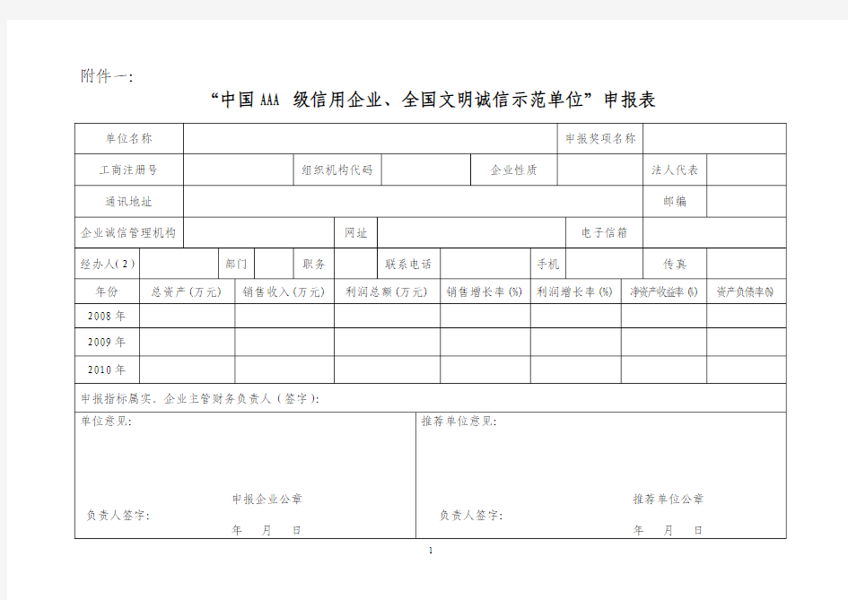 中国AAA级信用企业、全国文明诚信示范单位