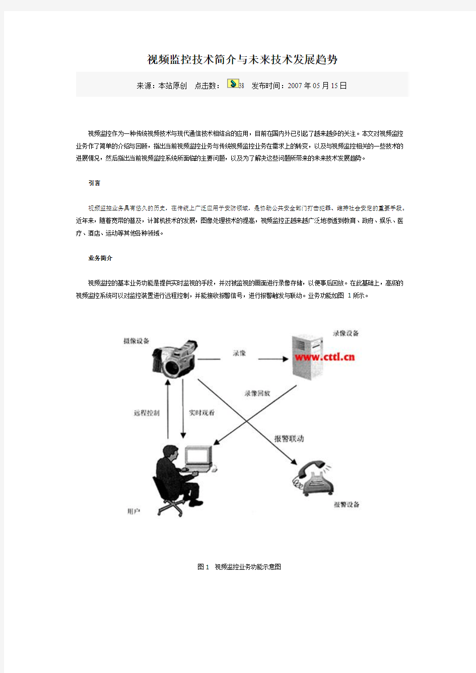 视频监控技术简介与未来技术发展趋势