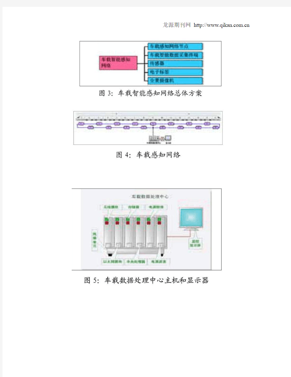 高速列车车载智能化系统总体设计