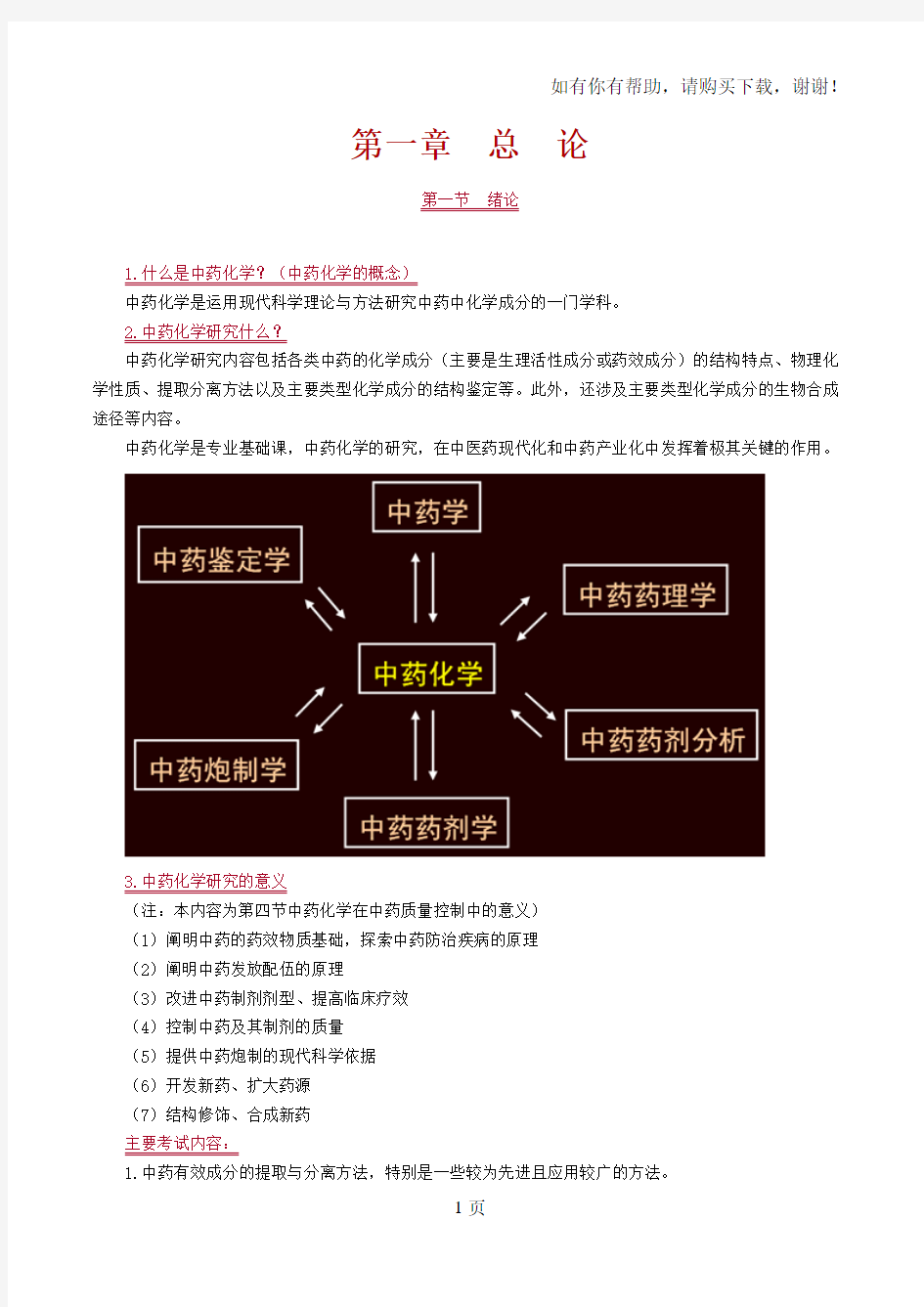 执业药师资格考试中药化学完整版