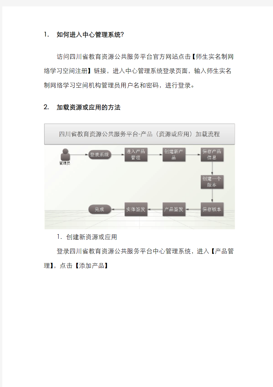 四川省教育资源公共服务平台-学校管理员操作手册(试行版)