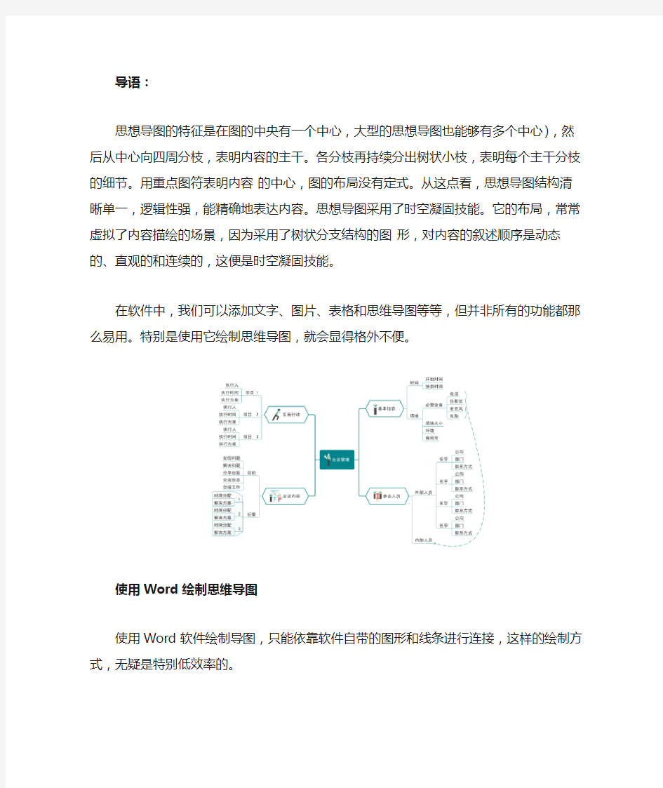 思维导图模板免费下载