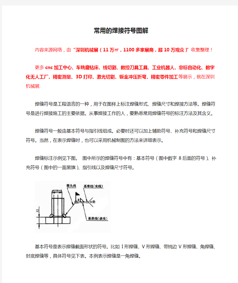 常用的焊接符号图解【太全了】