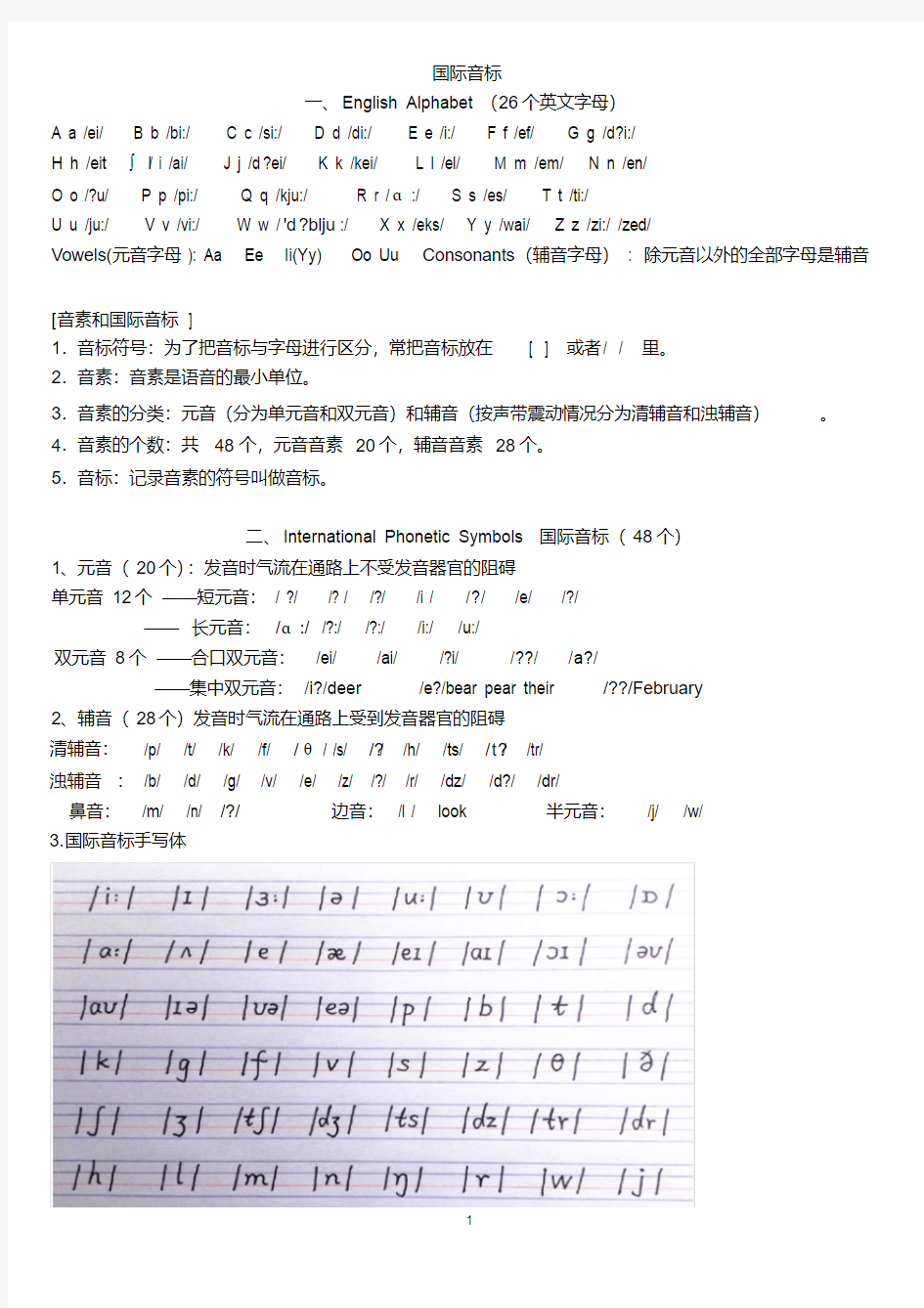 小学英语趣味音标教学19467复习进程