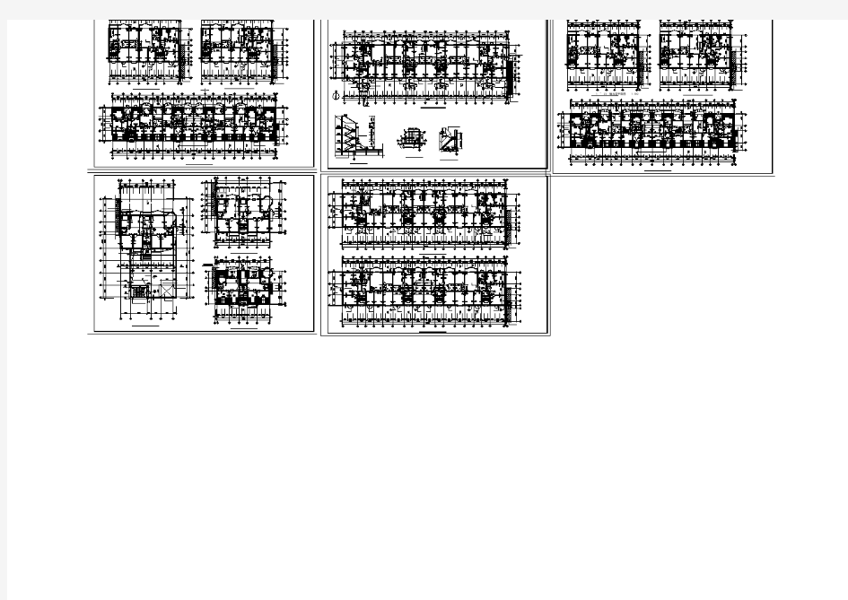 某小区某住宅小区施工CAD详细图纸