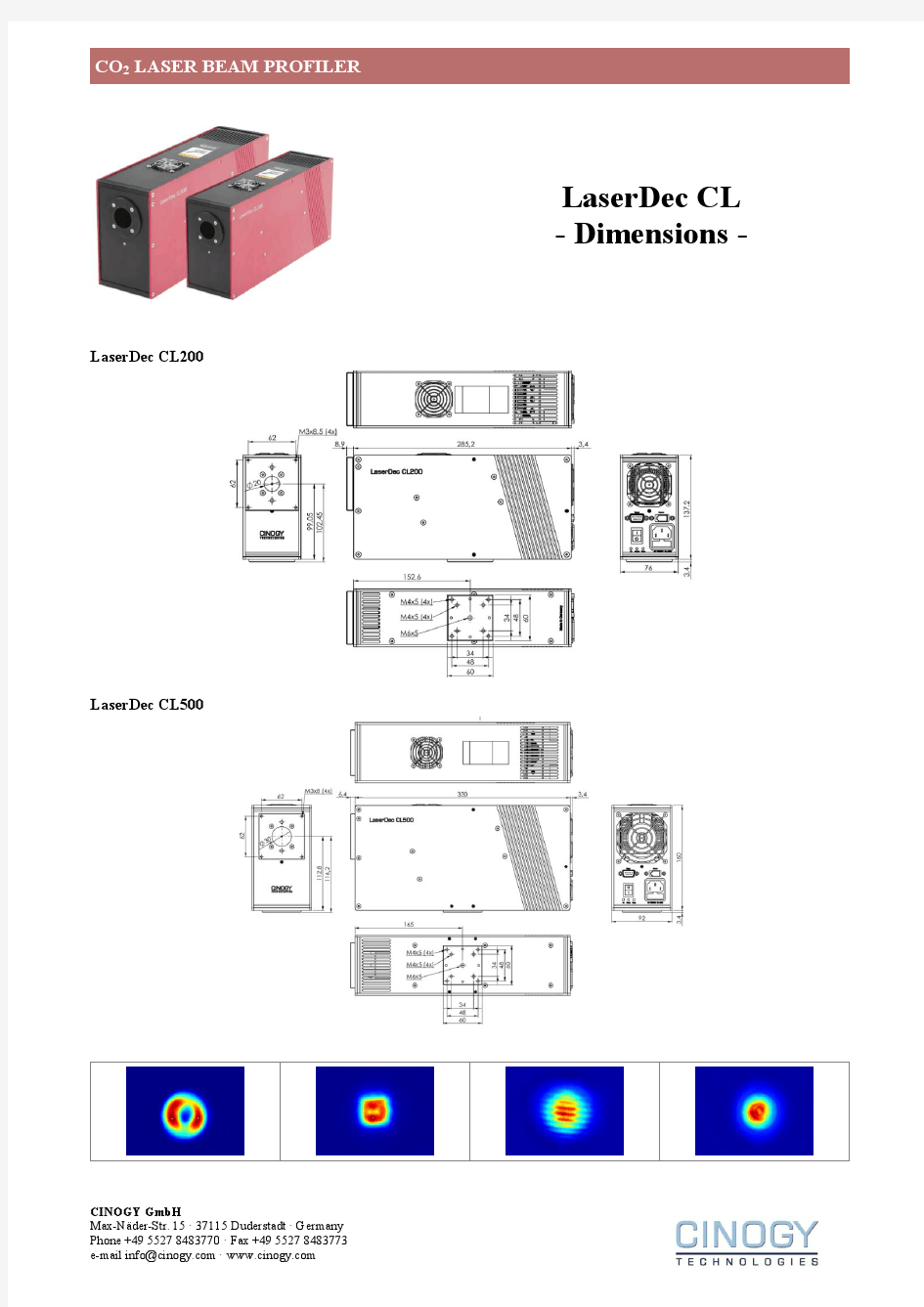 LaserDec 二氧化碳激光器光束质量分析仪