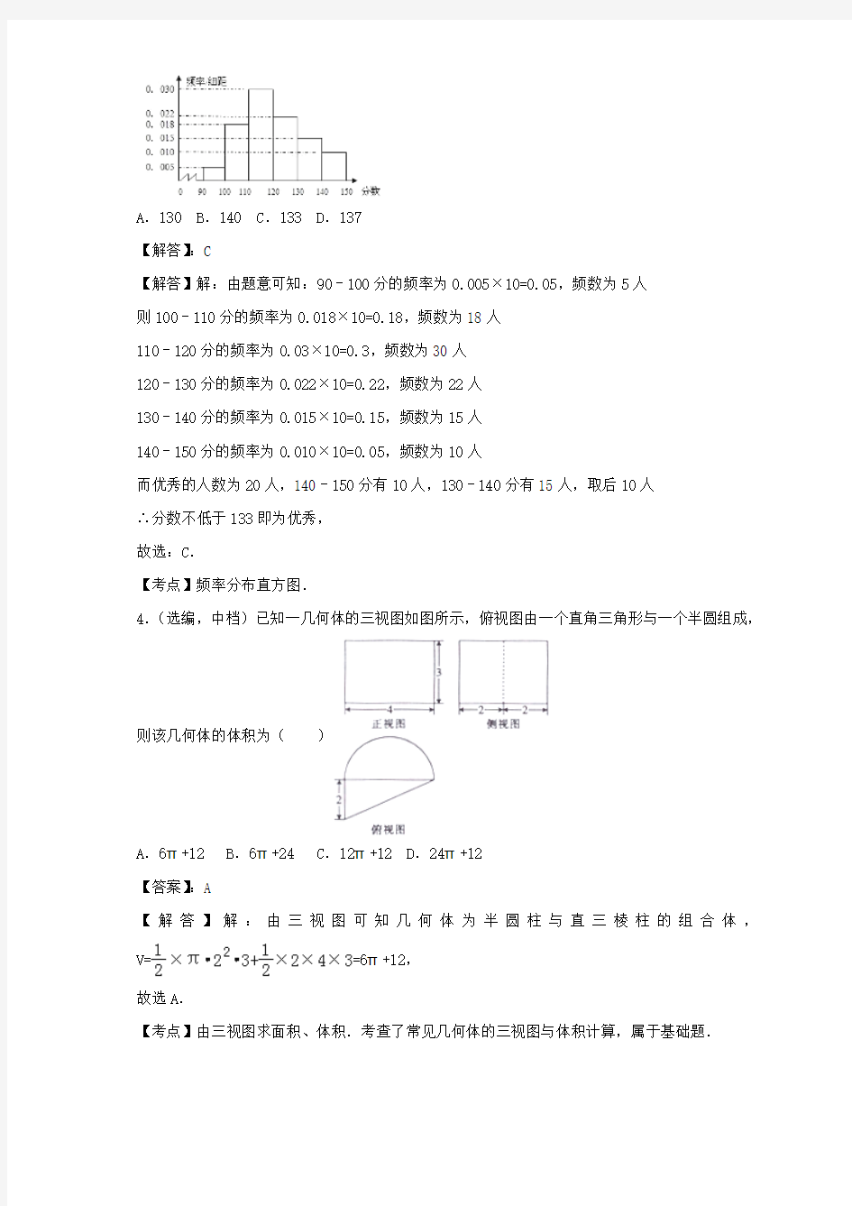 2017届山东省济南市历城二中高三4月份高考冲刺模拟数学(理)试题