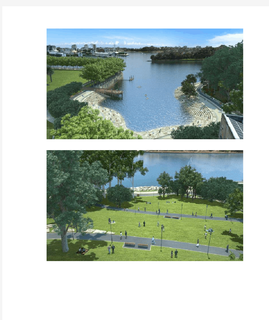 悉尼Barangaroo山体公园景观设计案例