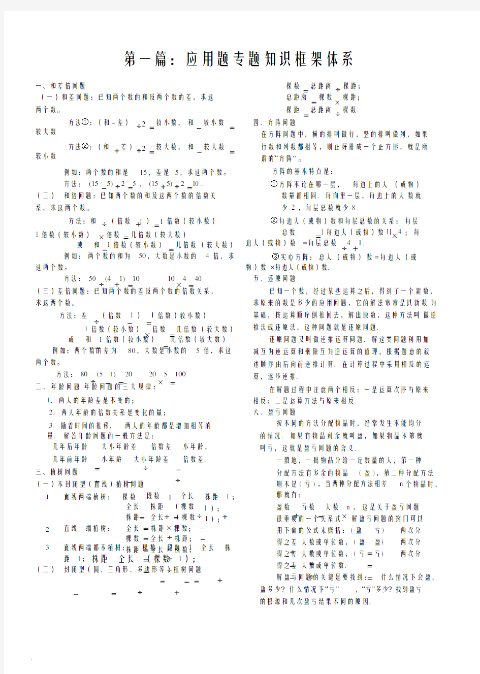 (完整)小升初数学应用题专题(带答案)