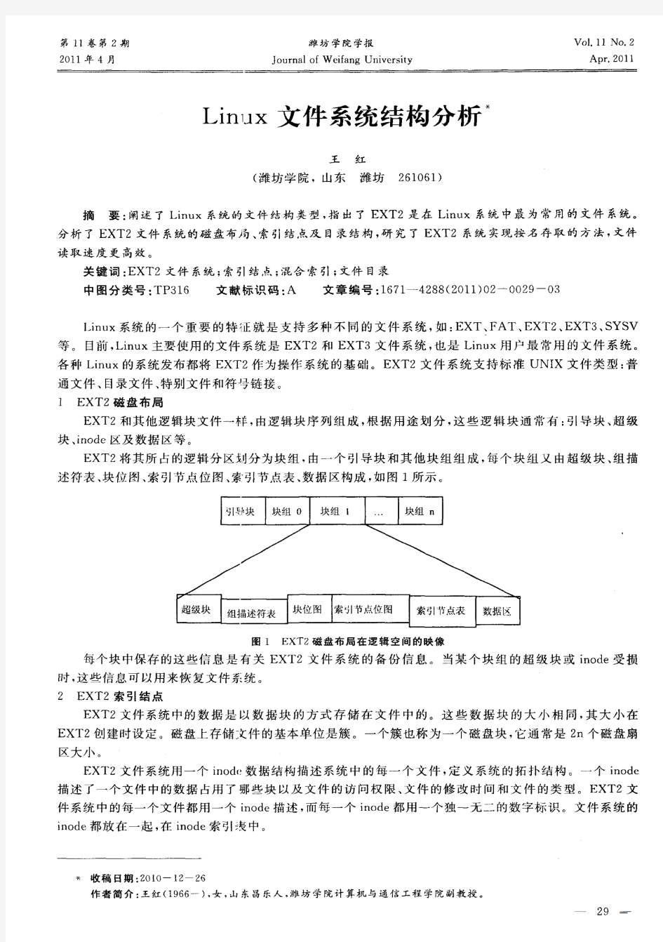 Linux文件系统结构分析