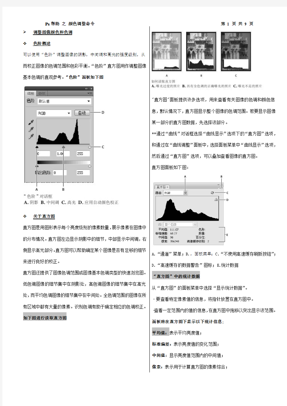 ps色调颜色调整