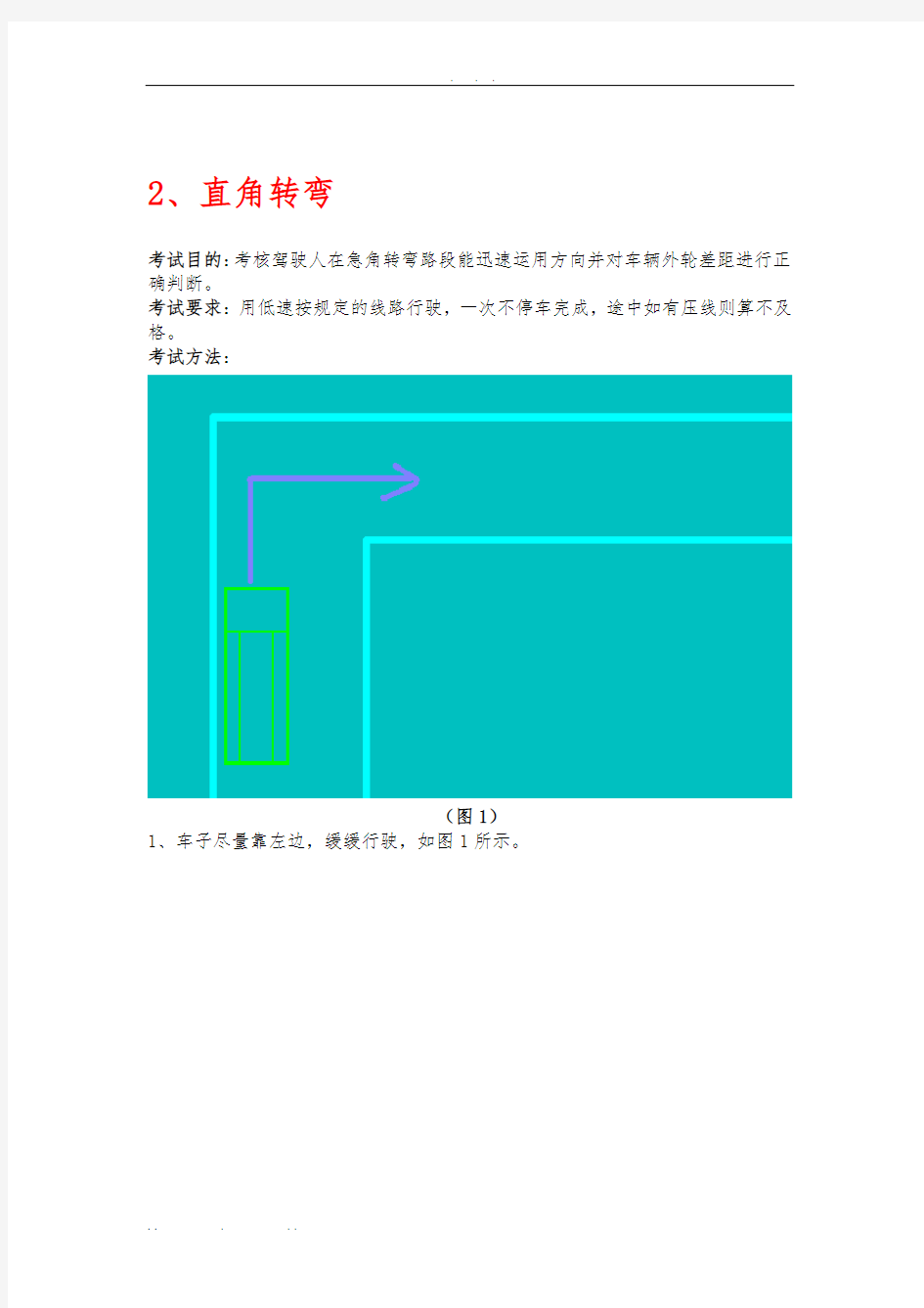 C1驾照考试科目二五项必考详解+技巧+图解